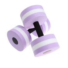 Aquatic Exercise Dumbbells EVA Purple 2 pcs