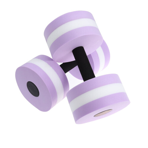 Aquatic Exercise Dumbbells EVA Purple 2 pcs