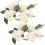Candle Wreath Fake Rose Flower Ring 2 pcs 1