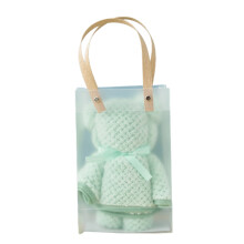YangJinLian bear-shaped coral fleece hand towels set