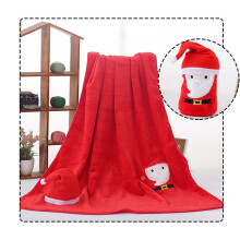 Christmas blanket flannel double-sided 100x80 cm
