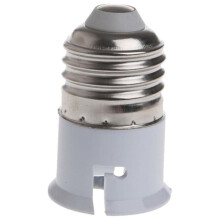E27 to B22 light bulb adapter screw-on durable converter