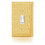Rhinestone Light Switch Cover Bling Gold Single Gang 1