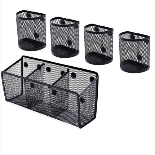 Magnetic Pencil Holder Black 5 Pack