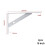 Metal L-Shaped Shelf Bracket 2 pcs 1