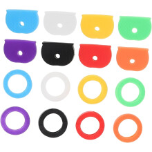Rubber Key Covers Colorful 64pcs