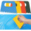 Plastic DIY Paint Scraper Art Kit 4 Pieces 1