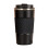 Stainless Steel Thermal Coffee Cup with Leather Wrap and 1