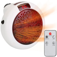 QUTETN plug-in heater fan 900W portable adjustable