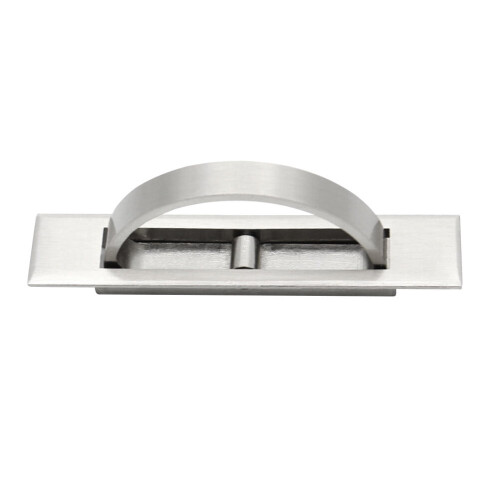 Tatami cabinet handle hidden grip pull silver