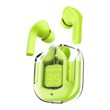 Qianying Bluetooth 5.3 Transparent TWS Earbuds with Digital