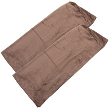 Stretch Sofa Armrest Covers Khaki 2 Pieces