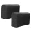 Sofa Armrest Covers Black Elastic Universal 2pcs 1