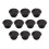 Mountain Bike Handlebar End Plugs 10 pcs 1