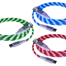 WOVTE Type C LED Charging Cable 3.3ft 3A 3 Pack