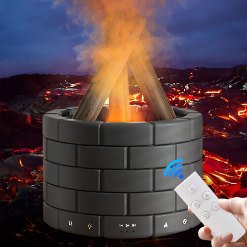 Campfire Flame Humidifier with Essential Oils 300ml