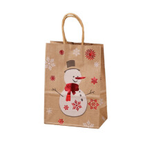 Harliver Christmas kraft gift bags with handles