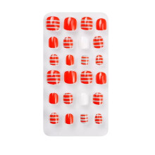 Worallymy cartoon artificial nail tips for kids, 1 set