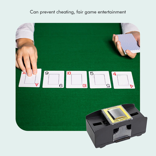 VISALY automatic card shuffler for 2 decks