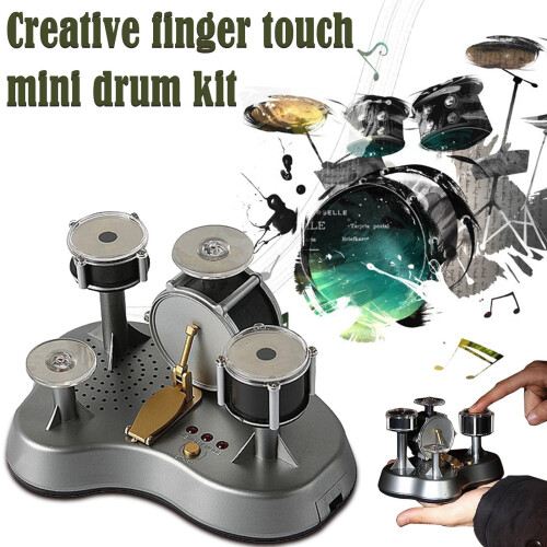 VISALY desktop drum kit electronic educational mini drum