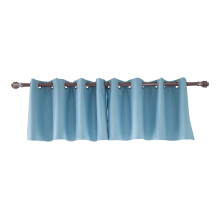 Harliver kitchen window curtains blue darkening triple