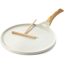 Nonstick Crepe Pan Granite Coating 10-Inch Induction
