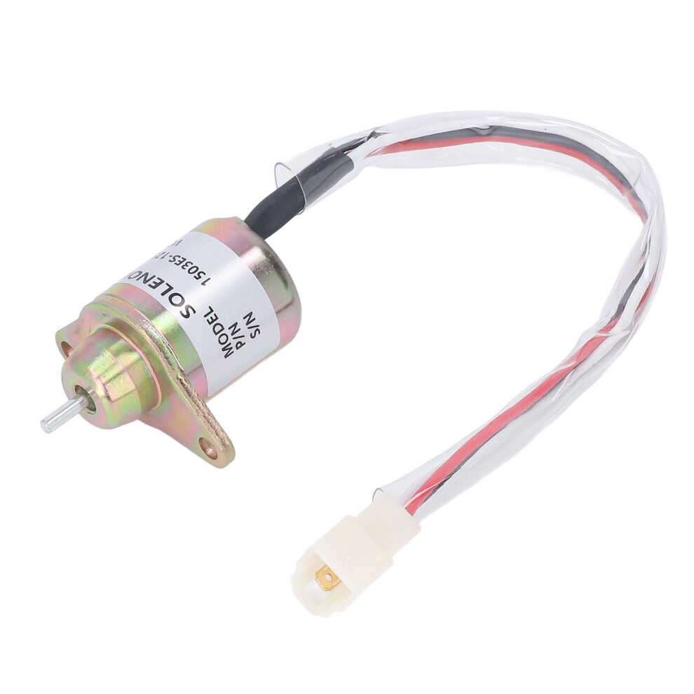 12V Dc Shut-Off Solenoid Valve For Excavator Fuel Stop 9314556476808