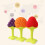 VISALY silicone baby teether set 5 pieces 1