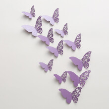 Pearl Butterfly Peel and Stick Wallpaper 3D Hollow
