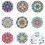 Diamond Drawing Coasters Kit with Holder 8 pcs 1