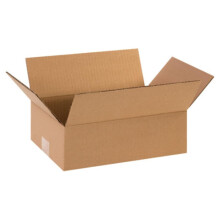 Hullámkarton szállítódoboz, 12x8x4 hüvelyk, 50 darabos csomag