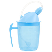 Qnmwood spill-proof adult sippy cup with straw