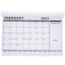 Wall Desk Calendar English Monthly 2023