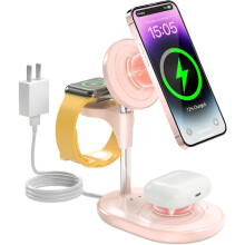 Trådlös laddningsstation för iPhone och Apple Watch