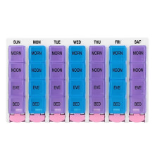 JINGDAN Pill Box Organizer 7 Days 4 Times Daily 28