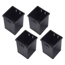 Fitness Equipment Sleeve Plastic Square Tube 4 Pcs