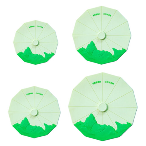 Couvercles de bols en silicone alimentaire, lot de 4
