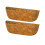 JeashCHAT Coconut Liners Half Moon 29 Inch 2 Pack 1