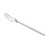 Stainless Steel Fruit Fork Long Handle 0.98x5.7 inch 1