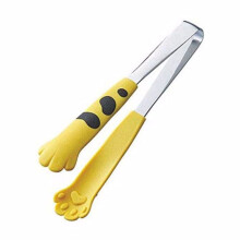 Joykith cat-shaped stainless steel food tongs 7 inch