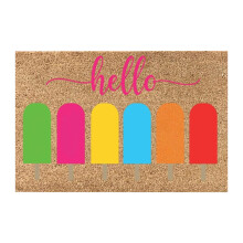 Welcome doormat indoor outdoor non-slip 23.62 x 15.75 in