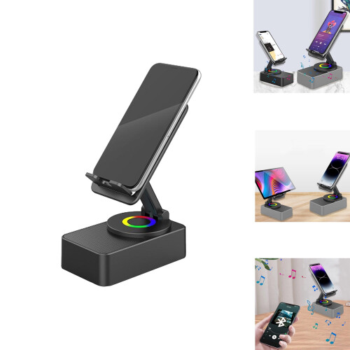Power Bank Bracket with Bluetooth Speaker and Anti-Slip Base