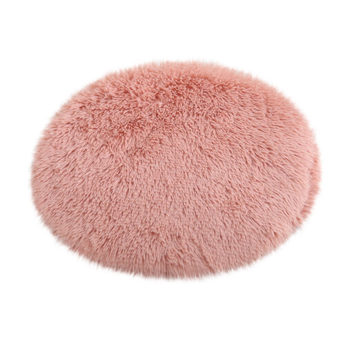 Round Plush Cat Bed Mat 15.7 inch Washable