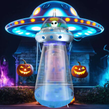 9FT Inflatable Alien UFO Outdoor Decoration with LED