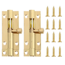 Deadbolt Lock Brass Door Bolt 2 pcs