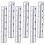 Happon plastic rain gauge replacement tubes 10-pack 5 inch 1