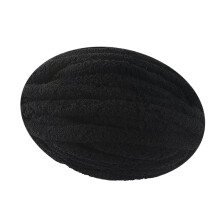 Black Bulky Wool Yarn for Crocheting and Arm Knitting