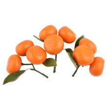 Artificial Orange Fruit Decor 9 pcs