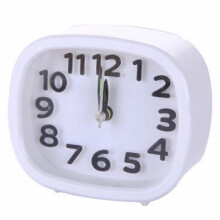 Quartz Alarm Clock with Night Light 1 Pack