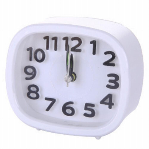 Quartz Alarm Clock with Night Light 1 Pack
